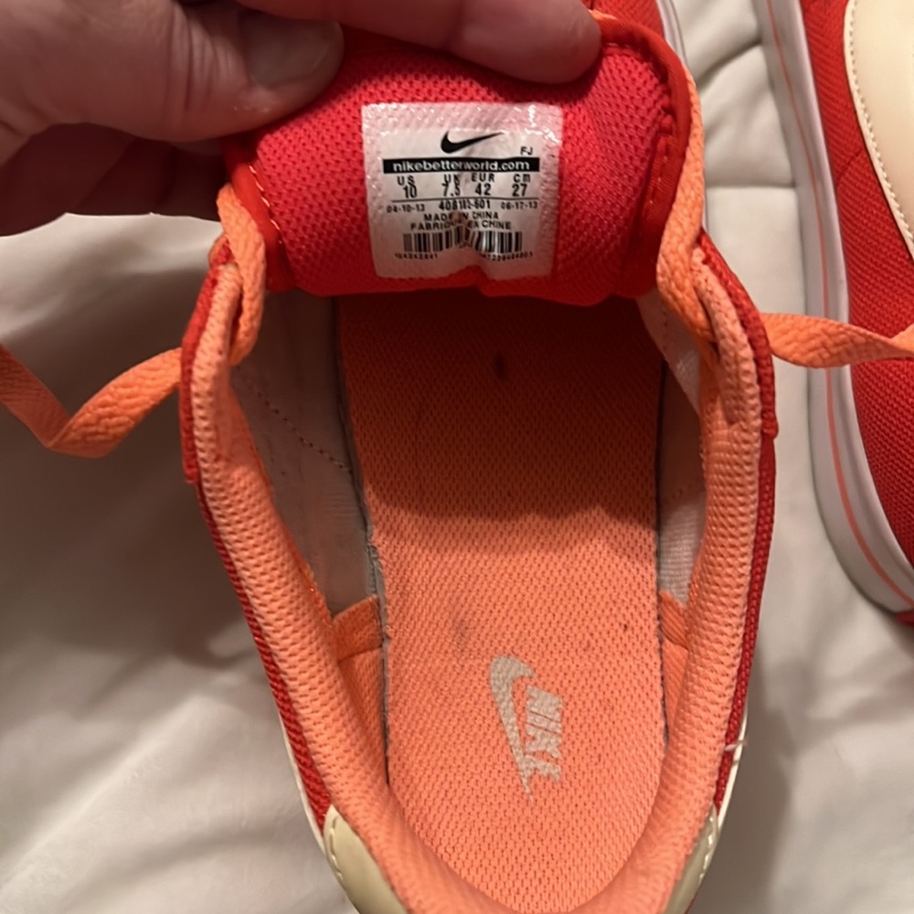 Nike Court Legacy Coral Bright, Women’s size 10 - Picture 8 of 9